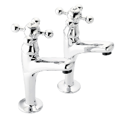 Traditional - High Neck Kitchen Tap Pair