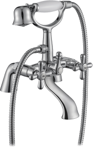 Mercia Traditional - Mounted Bath Shower Mixer with Shower Kit